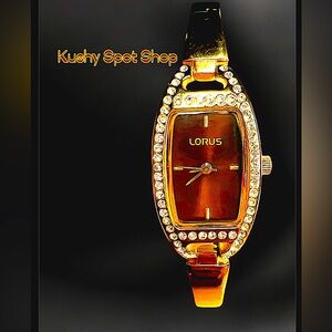 VINTAGE✨💛🤎 LORUS by SEIKO™️ SK II Goldtone Bracelet Watch RARE✨🤎💛